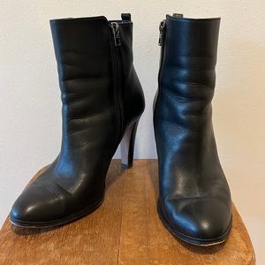 Coach Jemma Black Leather Heel, 9.5